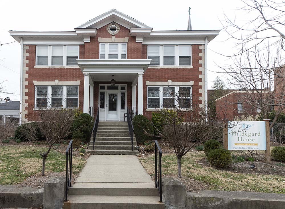 Hildegard House, a compassionate care home in Louisville, Kentucky, was created at a former Ursuline convent. Karen Cassidy, a co-member of the Sisters of Loretto, is executive director of the home, named for 12th-century Benedictine St. Hildegard.