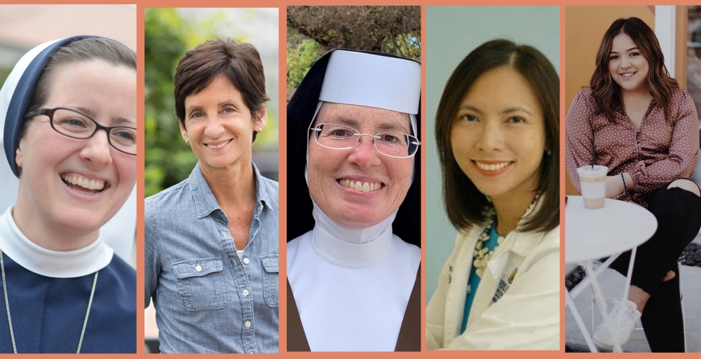 "Discover the Gift" keynote speakers, from left: Life Sr. Virginia Joy, Debbie Herbeck, Carmelite Mother Gloria Therese, Dr. Myma Albayda and Sonia Quintero (Given Institute) "Discover the Gift" keynote speakers, from left: Life Sr. Virginia Joy, Debbie Herbeck, Carmelite Mother Gloria Therese, Dr. Myma Albayda and Sonia Quintero (Given Institute)