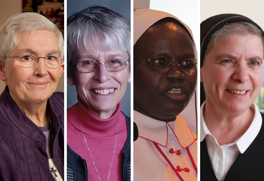 From left: Sr. Pat McDermott; Sr. Margo Ritchie; Sr. Alice Drajea; and Sr. Marie Antoinette Saadé (Courtesy of Sisters of Mercy of the Americas; Sisters of St. Joseph in Canada; International Union of Superiors General) From left: Sr. Pat McDermott; Sr. Margo Ritchie; Sr. Alice Drajea; and Sr. Marie Antoinette Saadé (Courtesy of Sisters of Mercy of the Americas; Sisters of St. Joseph in Canada; International Union of Superiors General)