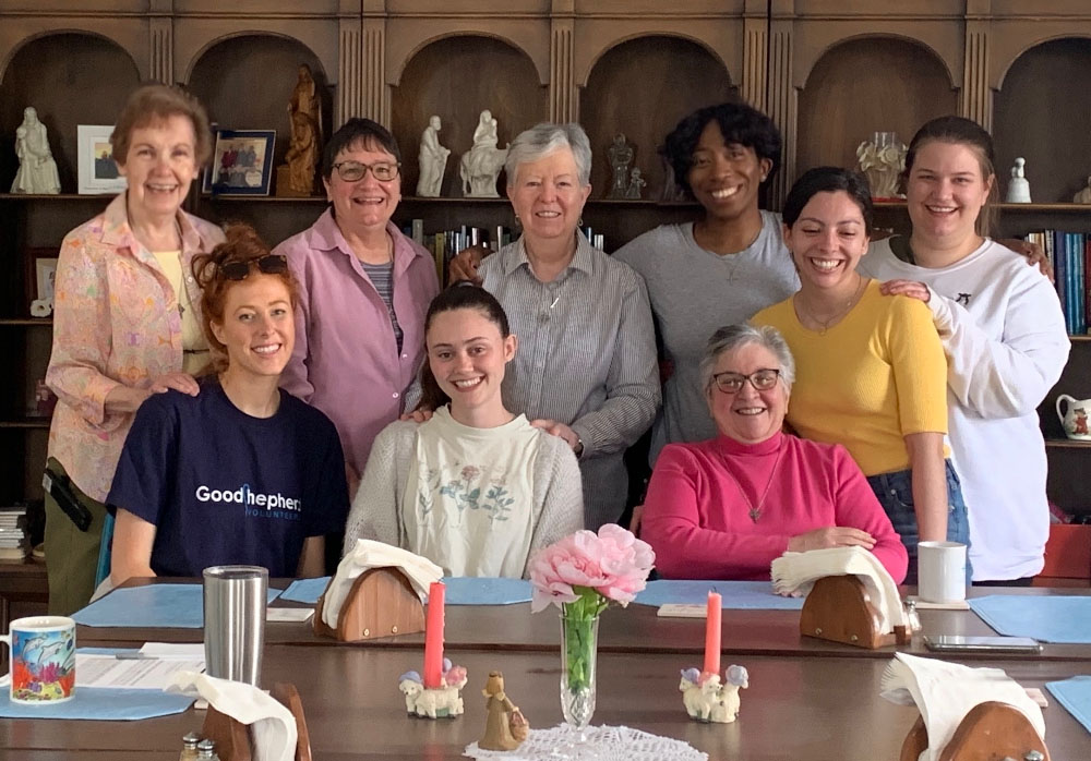 On the last day of our silent retreat at Collier High School in Wickatunk, New Jersey, we ate breakfast together and spoke with the sisters.