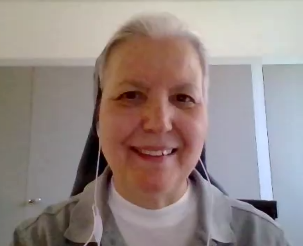Sr. Grazia Loparco, a member of the Salesian Sisters of Don Bosco and a historian who teaches at the Pontifical Faculty of Educational Sciences Auxilium, speaks during the June 3 webinar on education hosted by the International Union of Superiors General 