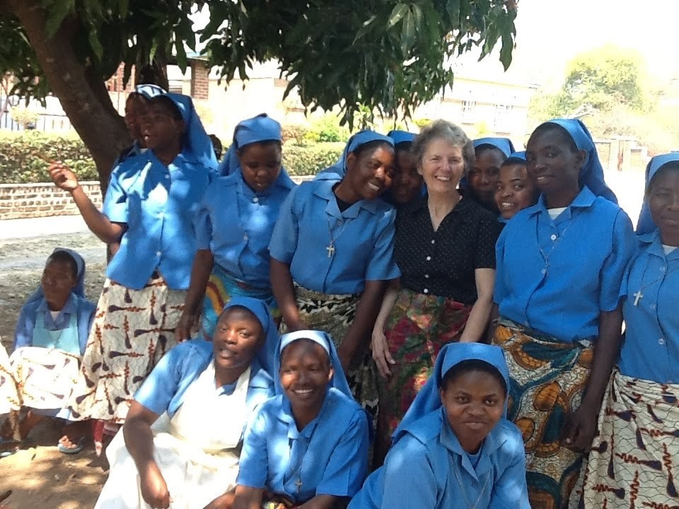 Joyce Meyer with Malawi sisters Sr. Joyce Meyer of the Sisters of the Presentation of the Blessed Virgin Mary with sisters in Malawi (Courtesy of Joyce Meyer)
