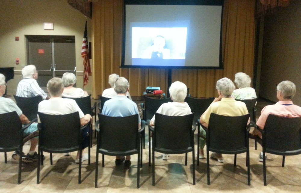 A June 2016 movie screening in Philadelphia. Four of the Grey Nuns attending this premiere were also featured in the movie, "Energy of Nuns." (Courtesy of Julie McElmurry) A June 2016 movie screening in Philadelphia. Four of the Grey Nuns attending this premiere were also featured in the movie, "Energy of Nuns." (Courtesy of Julie McElmurry)