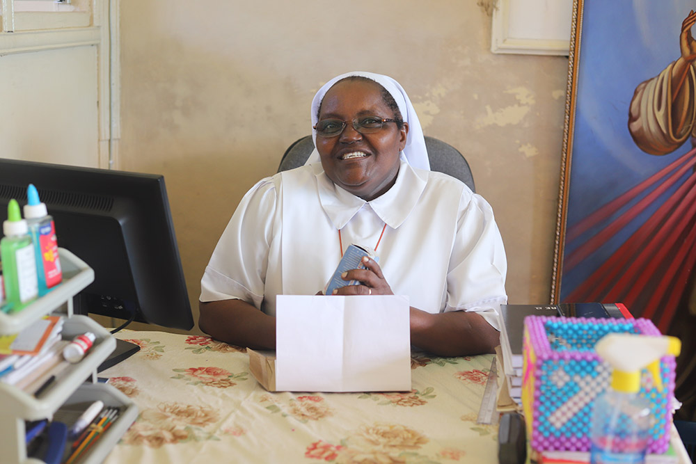 Sr. Jane Frances Kamanthe Malika of the Sisters of St. Joseph of Mombasa (GSR photo/Doreen Ajiambo)