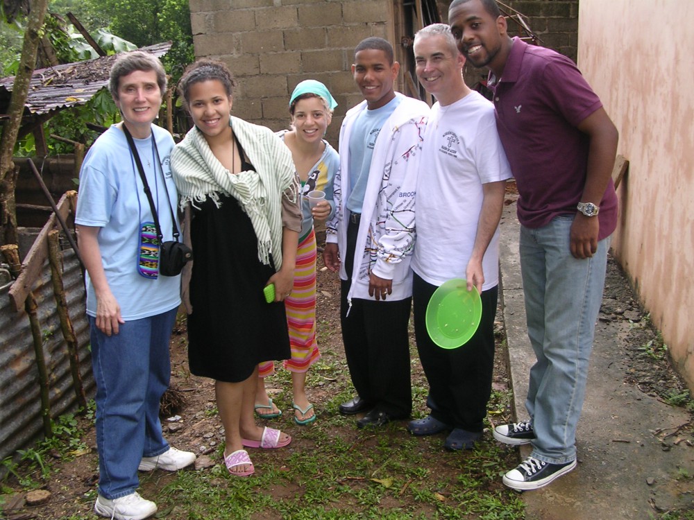 Sr. Mary Flood, left, and medical colleagues during a medical mission to the Dominican Republic in July 2009 (Courtesy of Sr. Mary Flood)