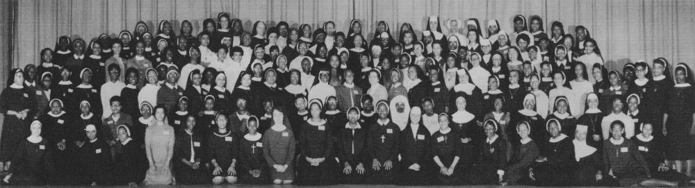 The sisters who attended the first meeting of the NBSC in Pittsburgh in mid-August of 1968.