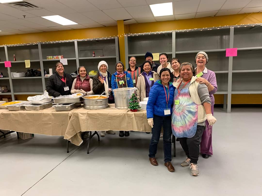 Asunción Juntos, ready to serve a meal at Annunciation House (Provided photo)