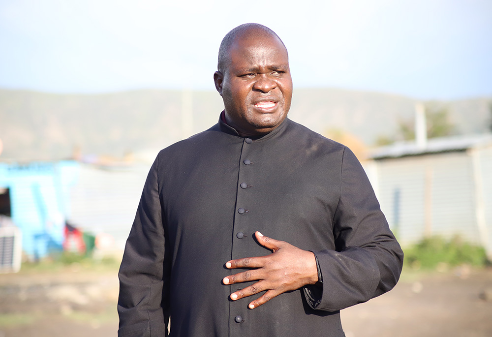 Fr. James Omondi is the presiding priest at Nyandiwa parish in the Catholic Diocese of Homa Bay in southwestern Kenya. (GSR photo/Doreen Ajiambo) Fr. James Omondi is the presiding priest at Nyandiwa parish in the Catholic Diocese of Homa Bay in southwestern Kenya. (GSR photo/Doreen Ajiambo)