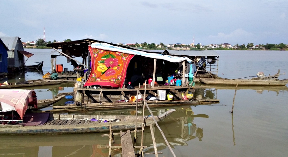 Homes of the Vietnamese children along the Mekong River (Sr. Mary Nguyen Thi Phuong Lan)