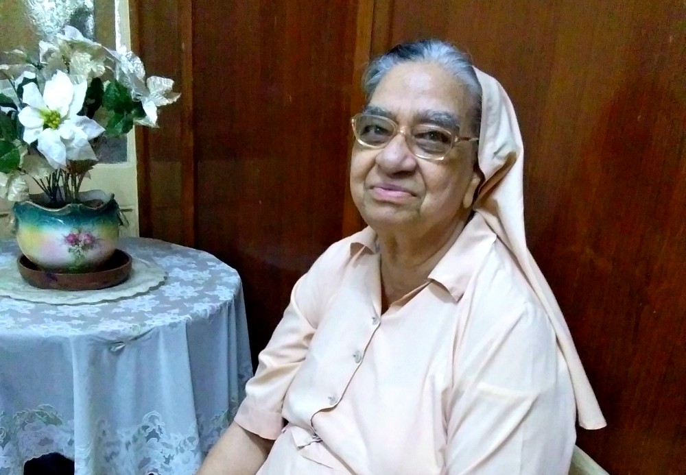 Sr. Rosita Gomes of the Franciscan Hospitaller Sisters of the Imaculate Conception in June at her convent in Bandra, Mumbai, western India (Lissy Maruthanakuzhy)