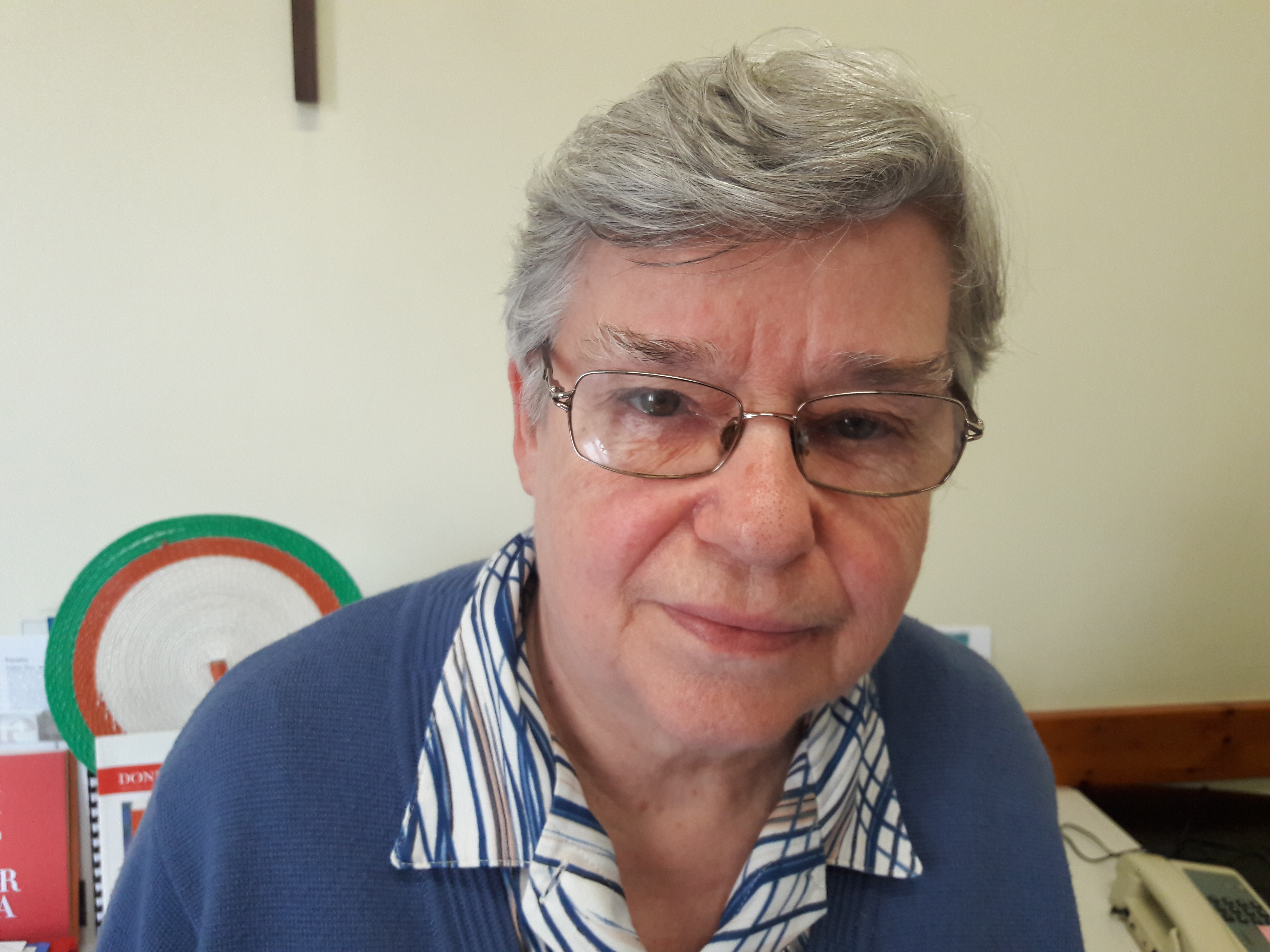 Sr. Elisabetta Flick of the Religiosa delle Ausiliatrici del Purgatorio in 2018 (GSR file photo) Sr. Elisabetta Flick of the Religiosa delle Ausiliatrici del Purgatorio in 2018 (GSR file photo)