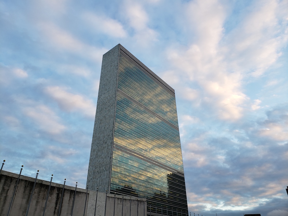 The United Nations headquarters in New York. The world body commemorates World Day of Social Justice on Thursday, Feb. 20, 2020. (GSR photo/Chris Herlinger)