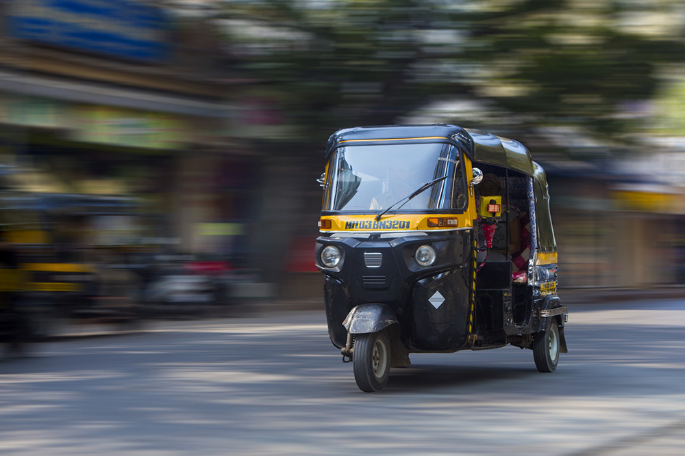 A motorized rickshaw in Mumbai, India (Dreamstime/Rkaphotography)