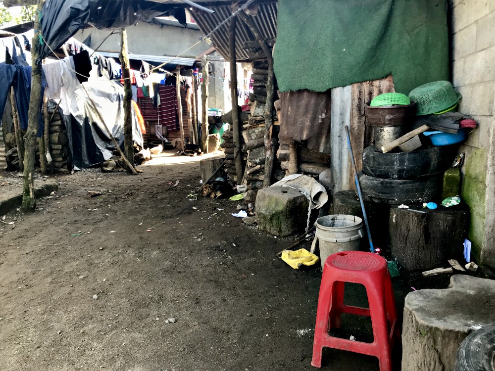 Outside the family compound in Nuevo San José, Sacatepéquez, Guatemala (Provided photo)