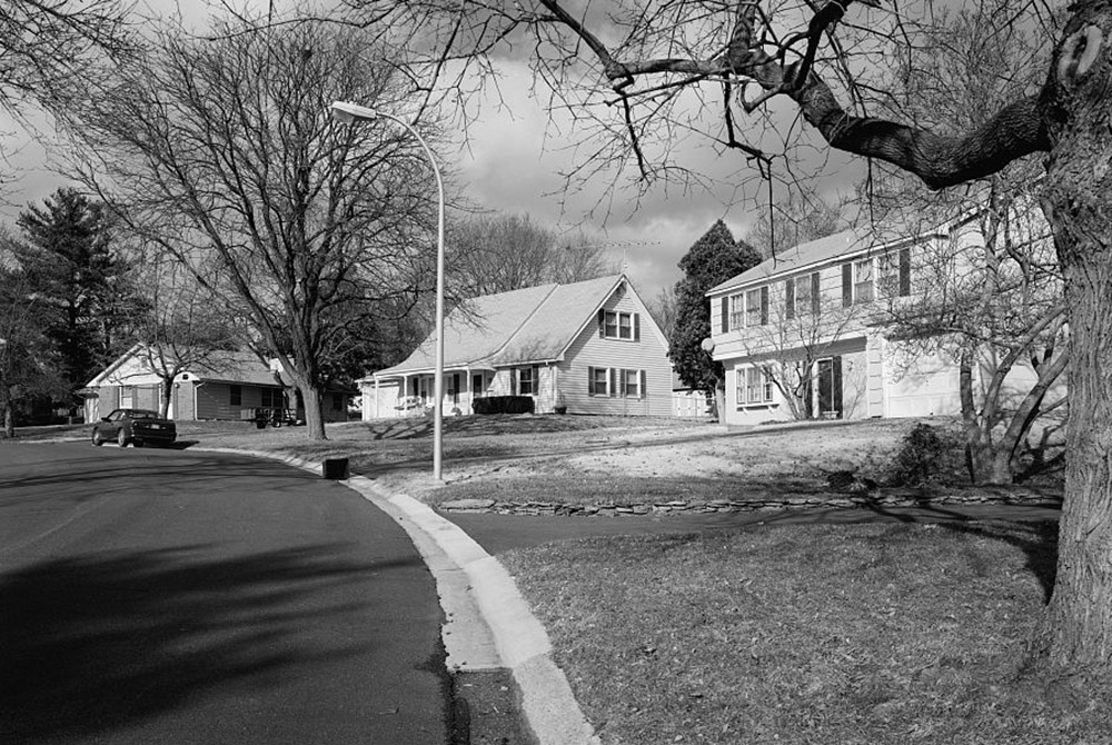 Three houses that were part of the first group of homes completed in the development at Belair at Bowie, in Bowie, Maryland. Susan Rose Francois' parents were among the first couples that bought houses built by Levitt and Sons in Bowie in 1961. (James W. 