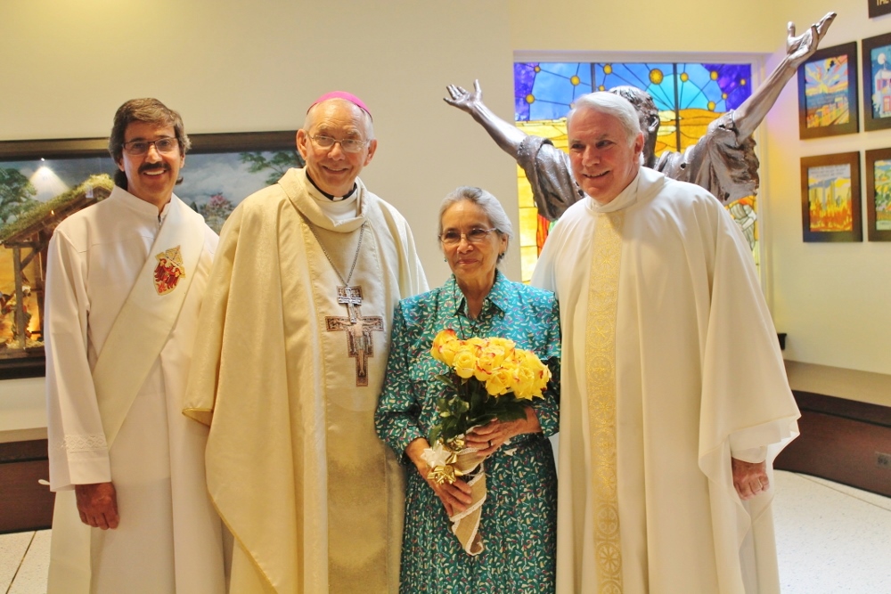 Sr. Dominga Zapata celebrating the 50th anniversary of her final vows with the Society of Helpers. (Provided photo)