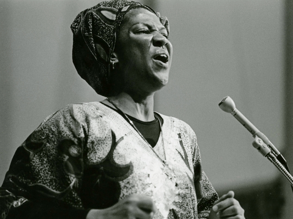 Sr. Thea Bowman, a Franciscan Sister of Perpetual Adoration, is pictured in an undated photo. (CNS / Michael Hoyt)