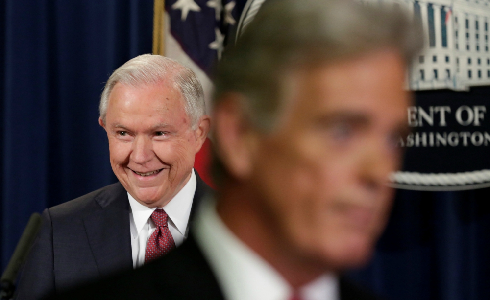 Attorney General Jeff Sessions arrives to a Deferred Action for Childhood Arrivals news conference in Washington Sept. 5. He announced that the DACA program is "being rescinded" by President Donald Trump. (CNS / Reuters / Yuri Gripas)