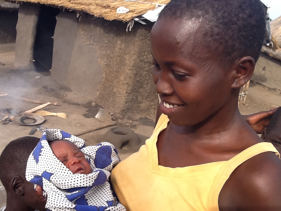 Mary is a young Dinka woman who recently had a baby while living in a camp in South Sudan. (Anne Kiragu)