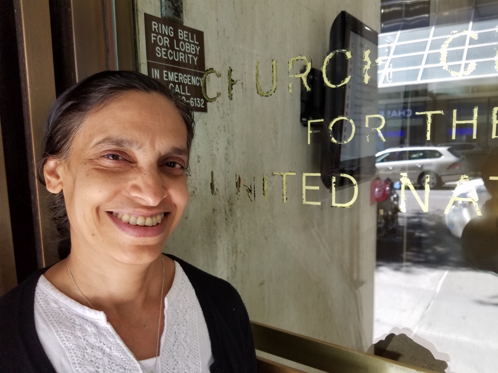 Sr. Celine Paramunda is the United Nations representative of the Medical Mission Sisters. (GSR photo / Chris Herlinger)