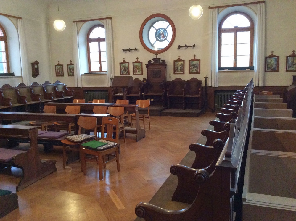 Beuerberg Abbey choir stalls in Beuerberg, Germany. (CNS photo / Anian Christoph Wimmer)