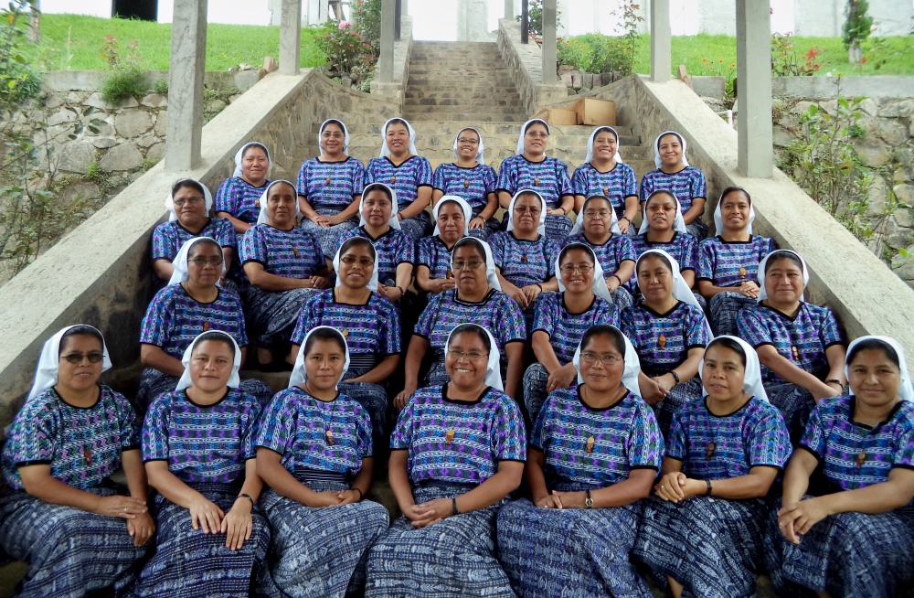 Professed sisters of the Missionaries of the Eucharist at the motherhouse in San Andres Semetabaj, Sololá, Guatemala (Provided photo)