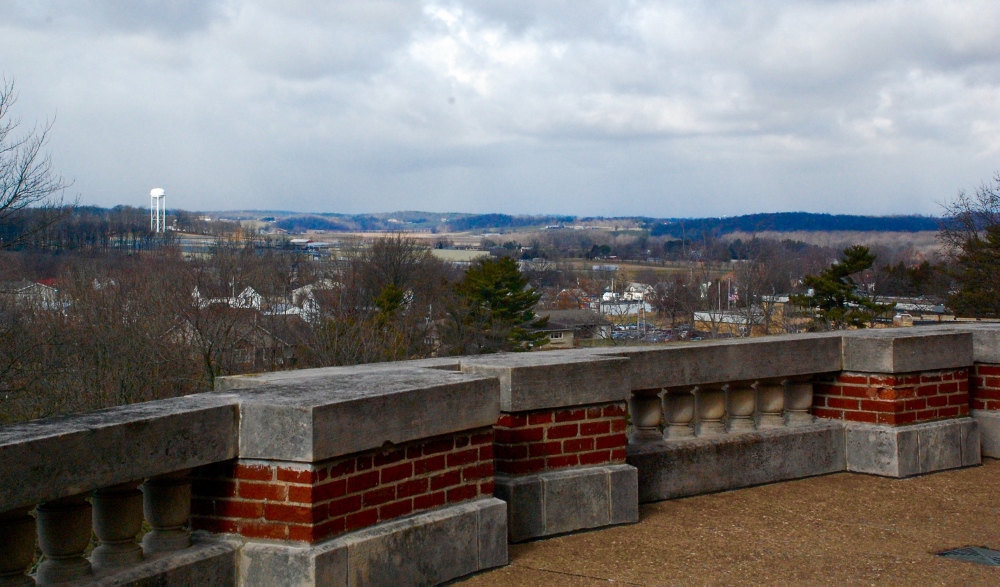 The view from the church at the Immaculate Conception Monastery in Ferdinand, Indiana. (GSR photo / Dan Stockman)