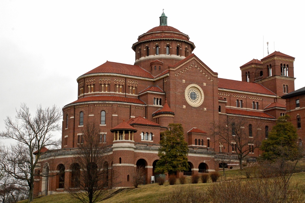 The outside of the church at the Immaculate Conception Monastery in Ferdinand, Indiana. (GSR photo / Dan Stockman)