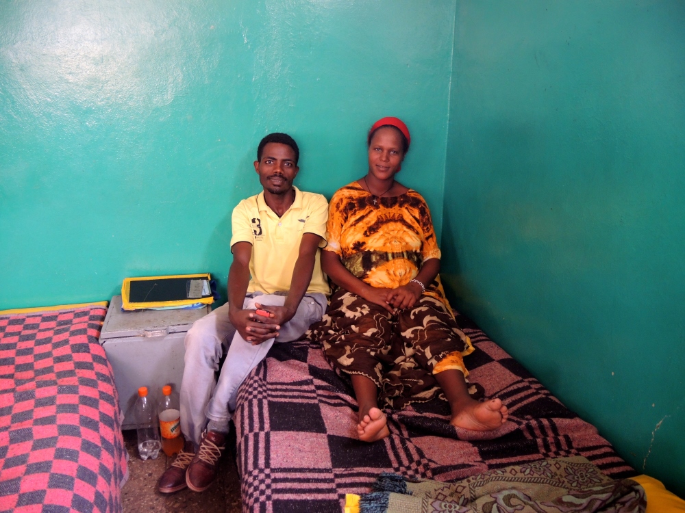 A couple from a village outside of Attat await their first child. (GSR photo / Melanie Lidman)