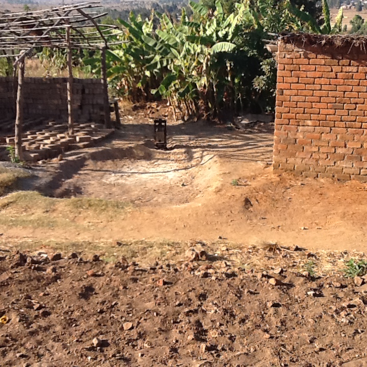 Sisters of Presentation of Virgin Mary, a local congregation in Malawi, make their own bricks, shown on the left, to build their maternity hospital and clinic. (GSR photo / Joyce Meyer)
