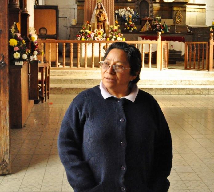 Sr. Nora Gonzalez, 46, a Tzotzil and a member of the order Hermanas de la Caridad de la Presentacion de la Santisima Virgen, said she hopes the pope inspires women to join the church and think beyond domestic life. (GSR/J. Malcolm Garcia)