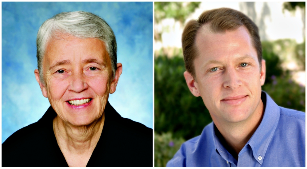 From left: Dominican Sr. Judy Byron director of the Northwest Coalition for Responsible Investment (Provided photo); Dave Stangis, vice president of corporate responsibility at Campbell Soup Company (BusinessWire)