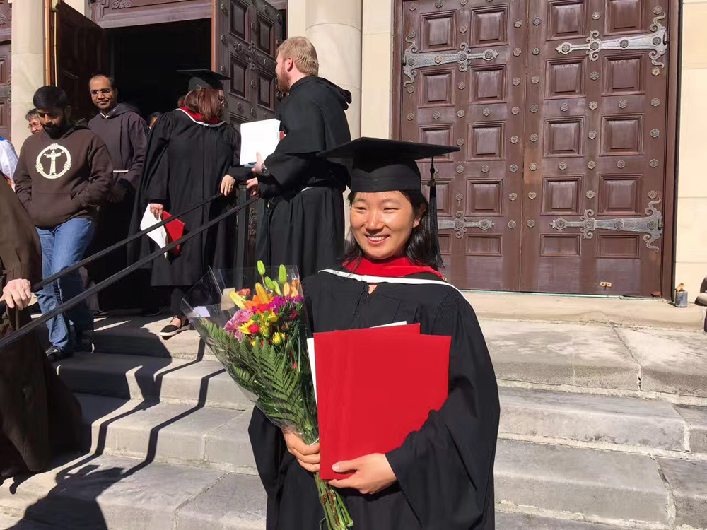 Sr. Maria Shang Cuilian, who received her M.A. in biblical ministry from Chicago Theological Union (Edith Li Jing)