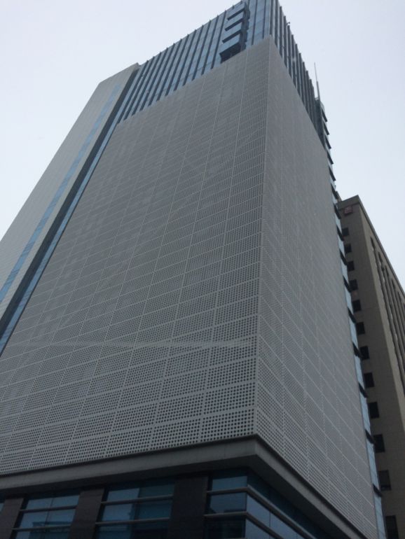 The new home for the Korean Racing Authority, with three floors of the building used for off-track horse race betting. (Tom Fox)
