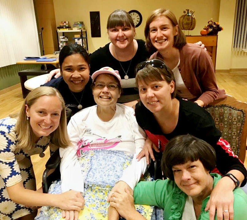 Our last visit with Marie in September 2017 (Provided photo)
