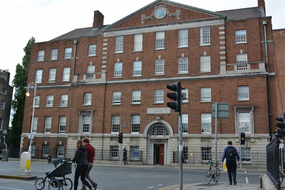 The National Maternity Hospital in Dublin. The Holles Street facility is landlocked and unable to expand to keep up with the more than 9,000 annual births there. (GSR photo / Sarah Mac Donald)