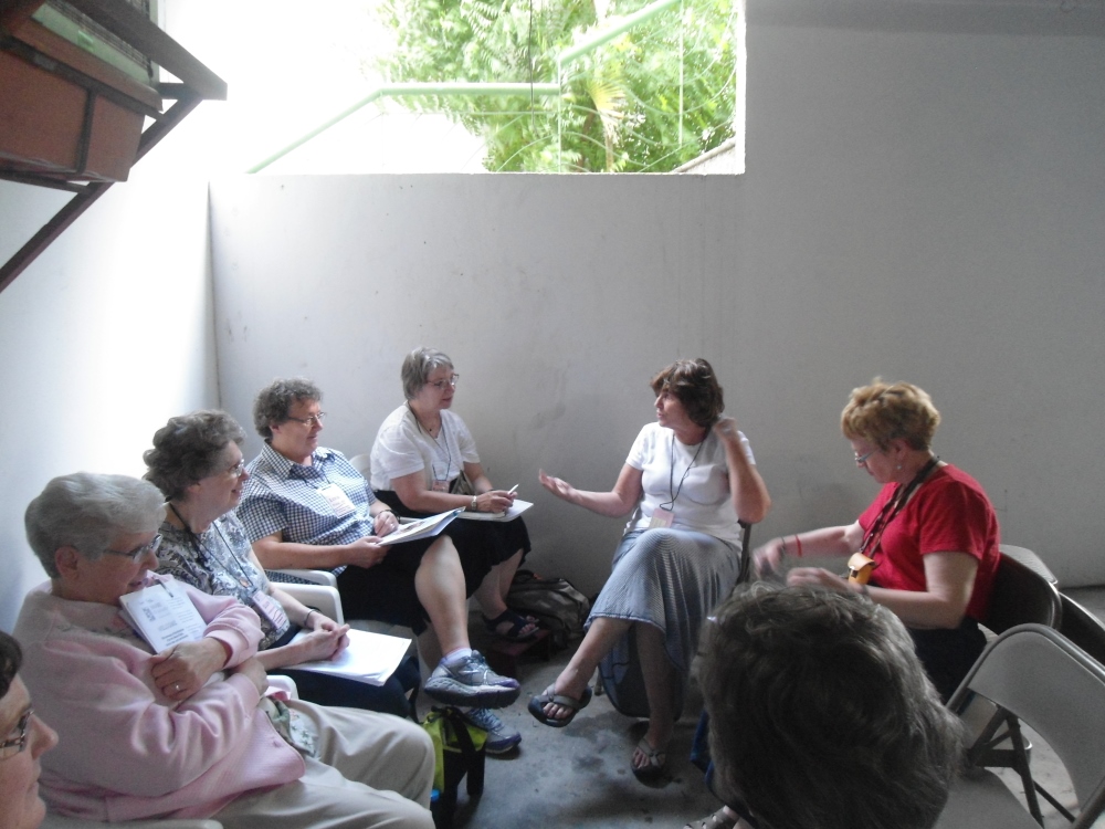 Members of the SHARE delegation meet in El Salvador Nov. 29. (Courtesy of SHARE)