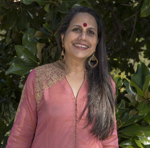 Astrid Lobo Gajiwala at the Voices of Faith event in March at the Vatican (Voices of Faith/Alessandra Zucconi)