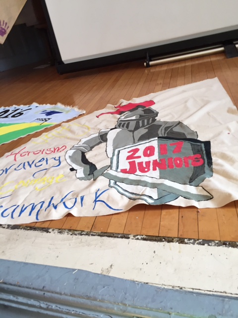 The seniors' flag won the competition. (Kerry DiNardo)