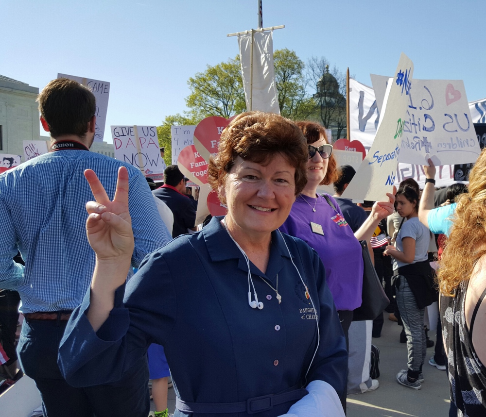 Charity Sr. Mary Ellen Lacy is an immigration attorney. (GSR photo / Gail DeGeorge)