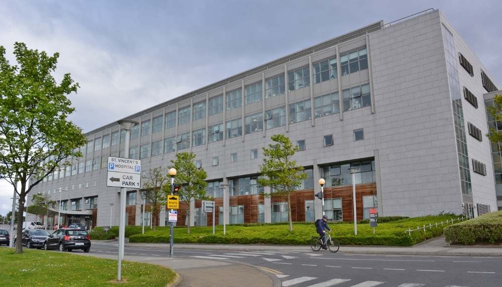 St. Vincent's University Hospital at Elm Park in Dublin was founded by the Religious Sisters of Charity, which still own the hospital and its land. The Irish government funds the day-to-day operations. (GSR photo / Sarah Mac Donald)