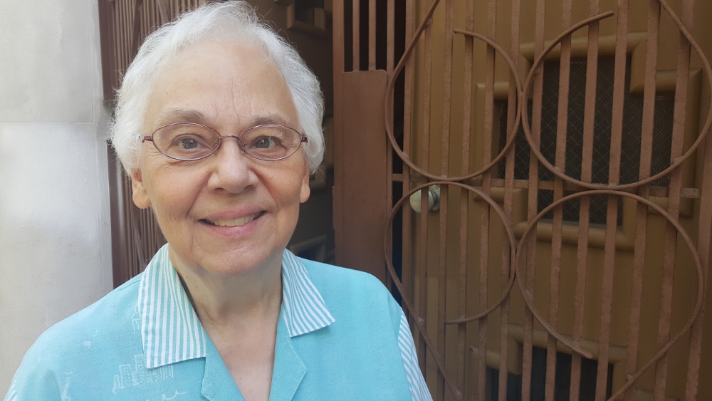 Sr. Jean Stoner, the sisters of Notre Dame de Namur’s NGO representative at the United Nations. (GSR photo / Chris Herlinger)