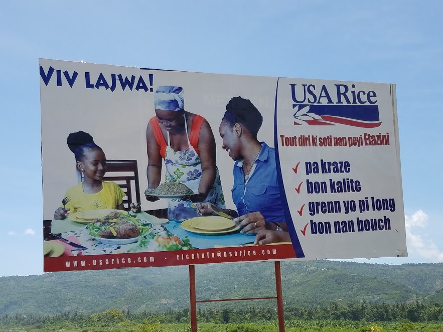 Haiti has an increased dependence on imported food, particularly rice from the United States. (GSR photo / Chris Herlinger)