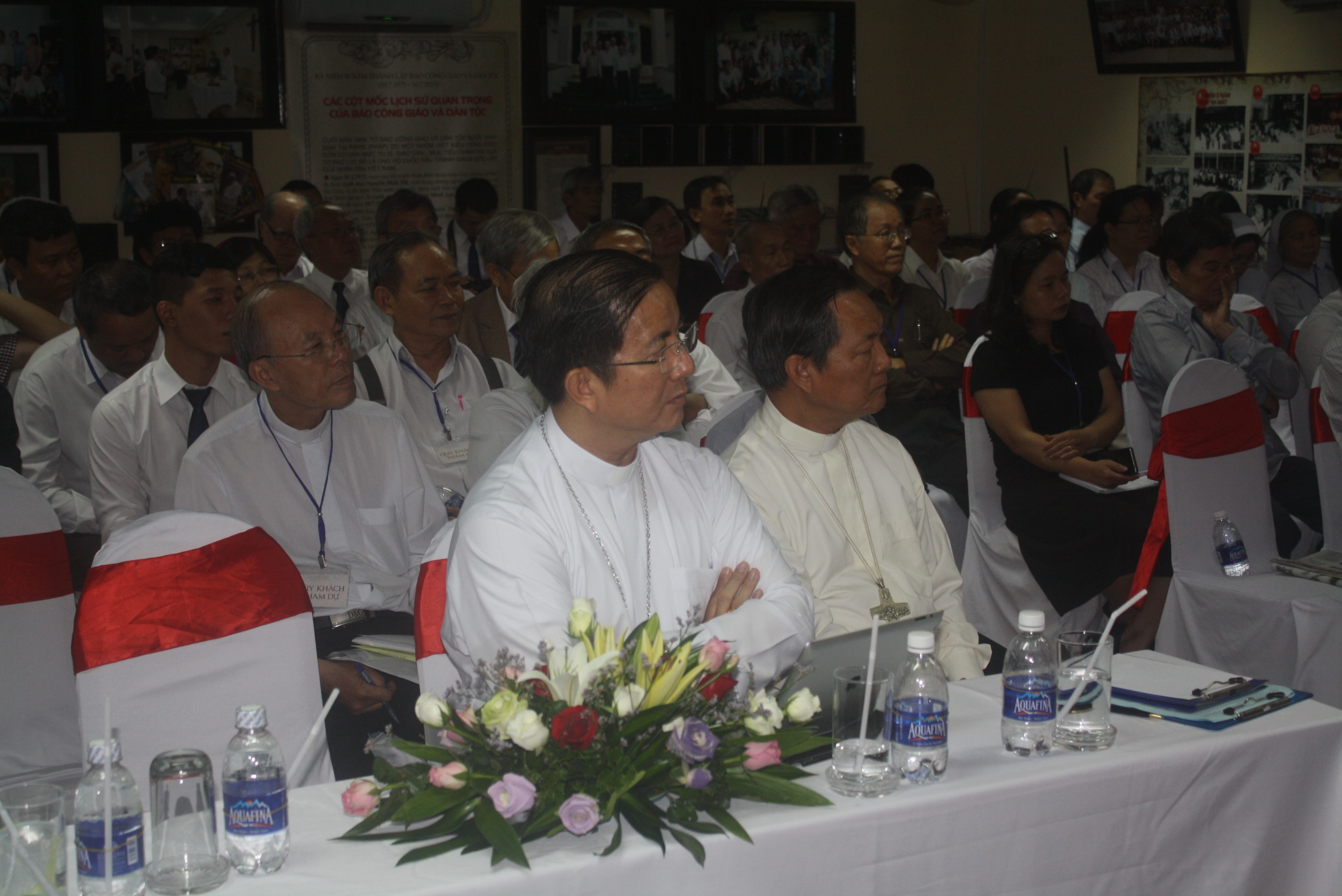 Seventy clergy, religious, laypeople and representatives of other faiths attended the gathering on June 26. (Joachim Pham)
