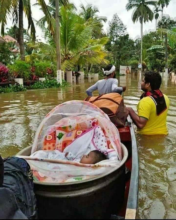 Kerala fisherman assisted in evacuations during the summer flooding. (Provided photo)