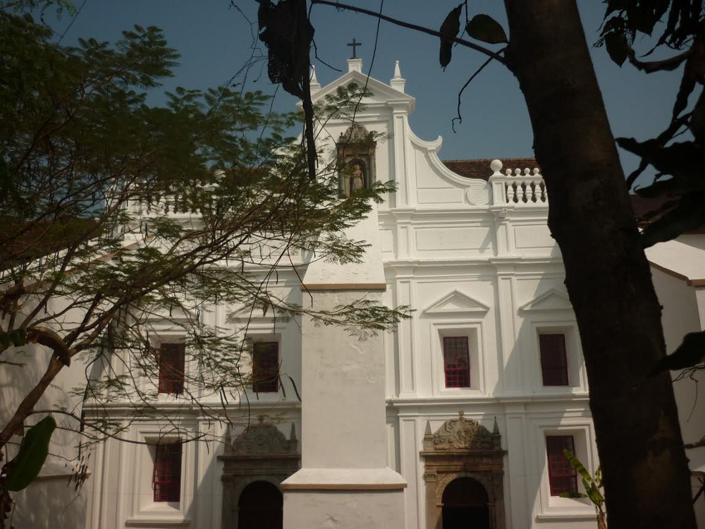 View of the front of Institute Mater Dei in Santa Monica Convent. (Lissy Maruthanakuzhy)