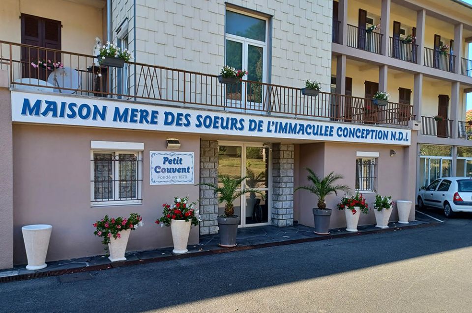 The Sisters of the Immaculate Conception of Our Lady of Lourdes welcome pilgrims to Le Petit Couvent, which has 40 bedrooms, including some large enough for families.