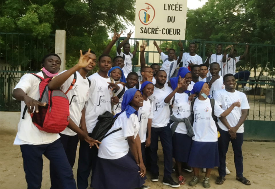Sister Juliette's students from last year who graduated (Courtesy of Juliette N'guémta Nakoye Mannta)