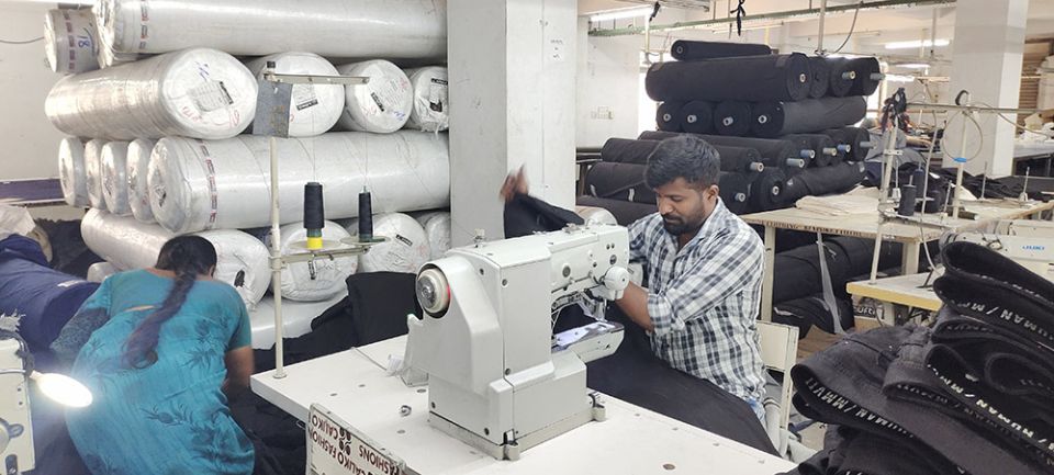 12. Leprosy patients who have recovered are rehabilitated with jobs, either in government or in private sectors. Several Sumanahalli residents work in Ahalli, a garments unit established on the same campus. (Thomas Scaria)