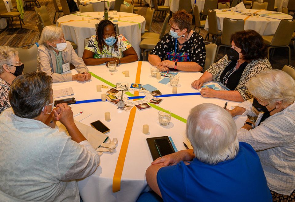 The Federation of the Sisters of St. Joseph's Event 2022 was held July 8-10 in St. Louis. Some 450 sisters and federation members attended. Another 600-plus joined virtually. (Mary Sue Rosenthal Gee)